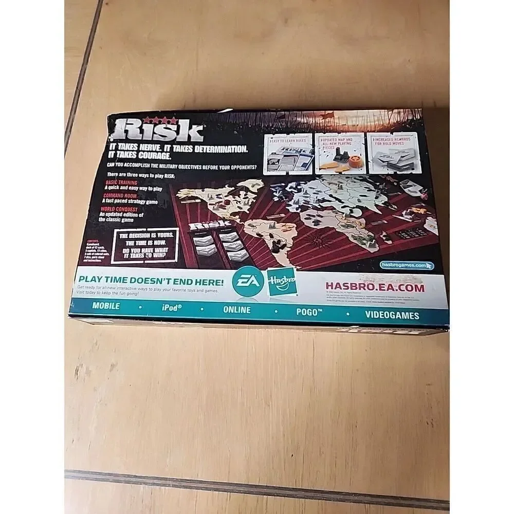 RISK 2008 Board Game Updated Hasbro 100% Complete